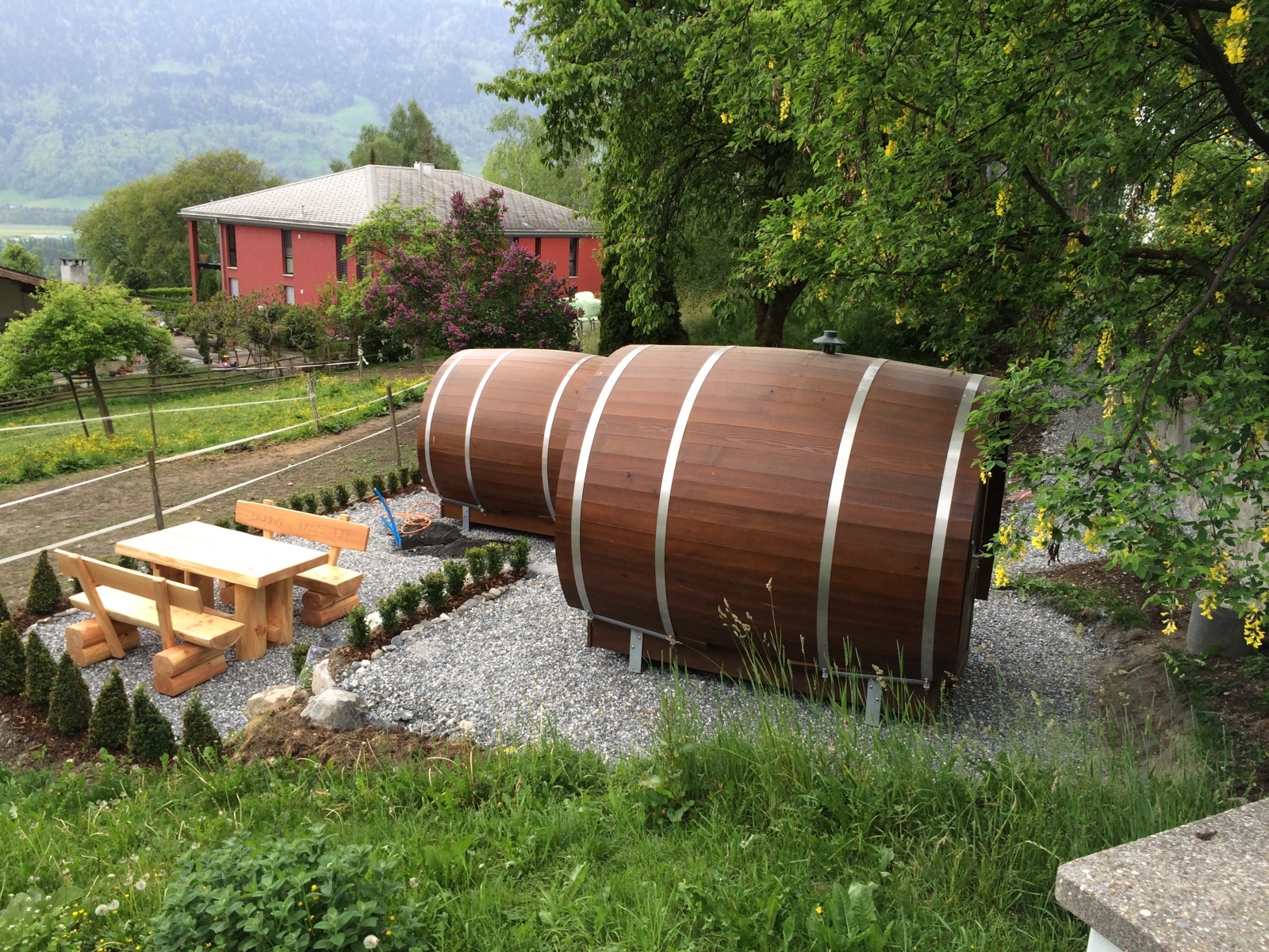 SchlafFass Jenins Sleeping In Wine Barrels In Switzerland